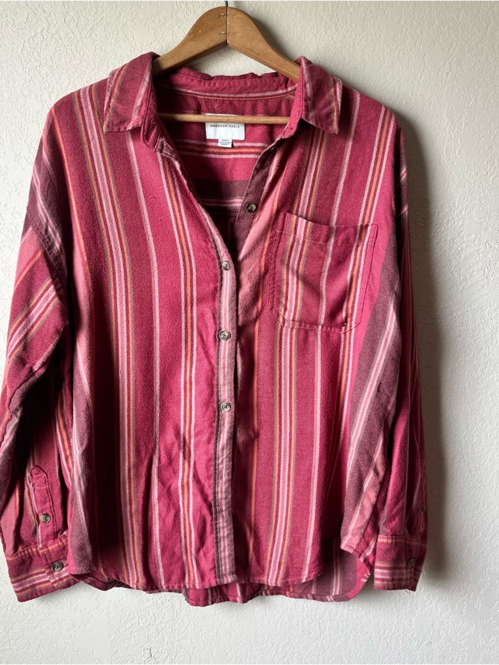 American Eagle Outfitters Striped Button Down